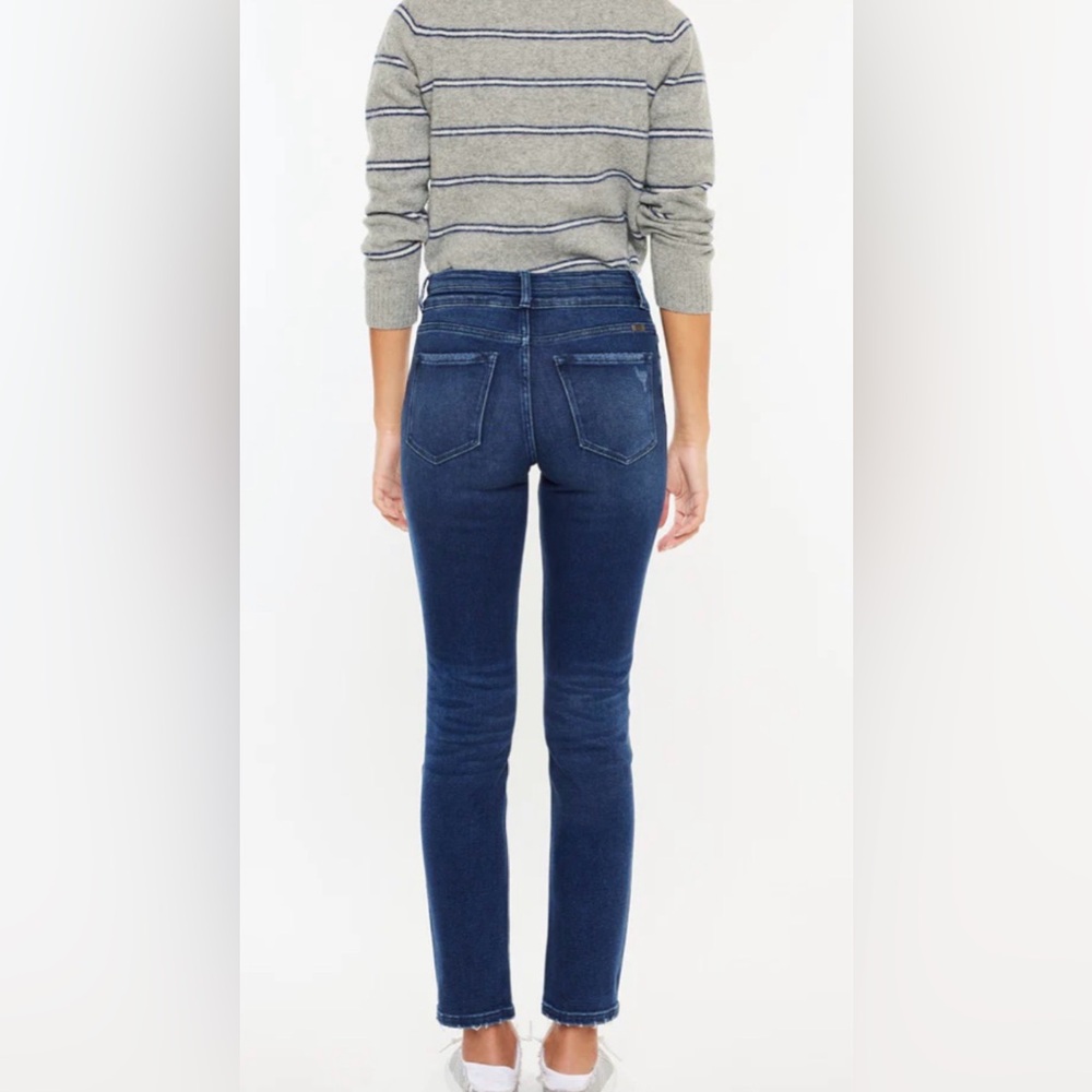 Kancan Cadence Ultra High Rise Slim Straight Leg Jeans - Picture 2 of 9